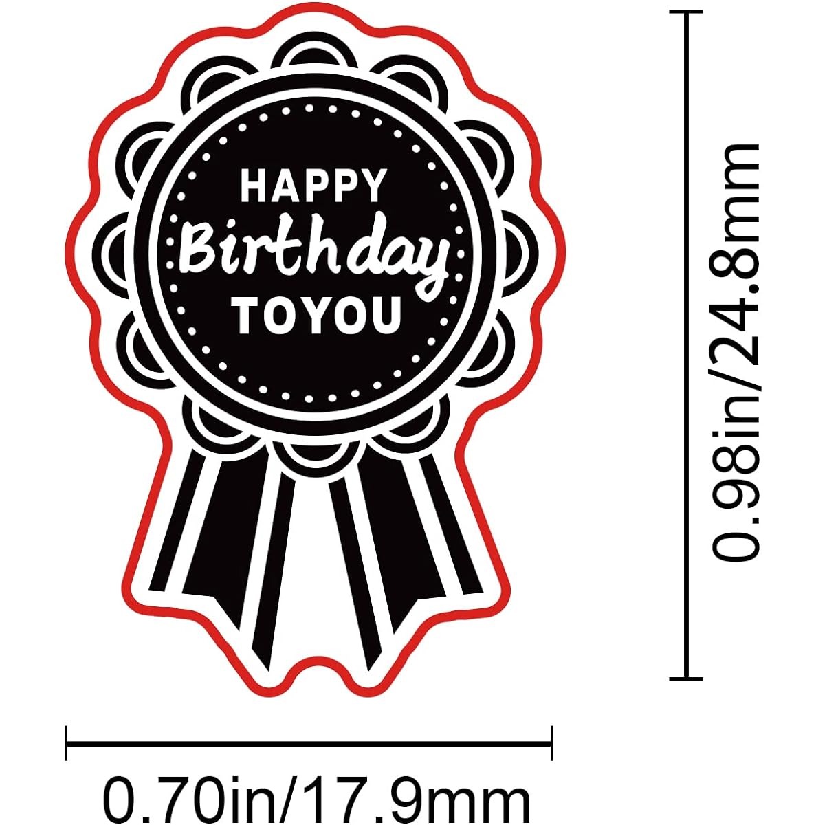 CRASPIRE Birthday Wax Seal Stamp Happy Birthday to You Sealing Wax Stamp Retro Vintage Removable Brass Stamp Head with Wooden Handle for Wedding Invitations/Envelopes/Valentine's Day Gift Wrapping