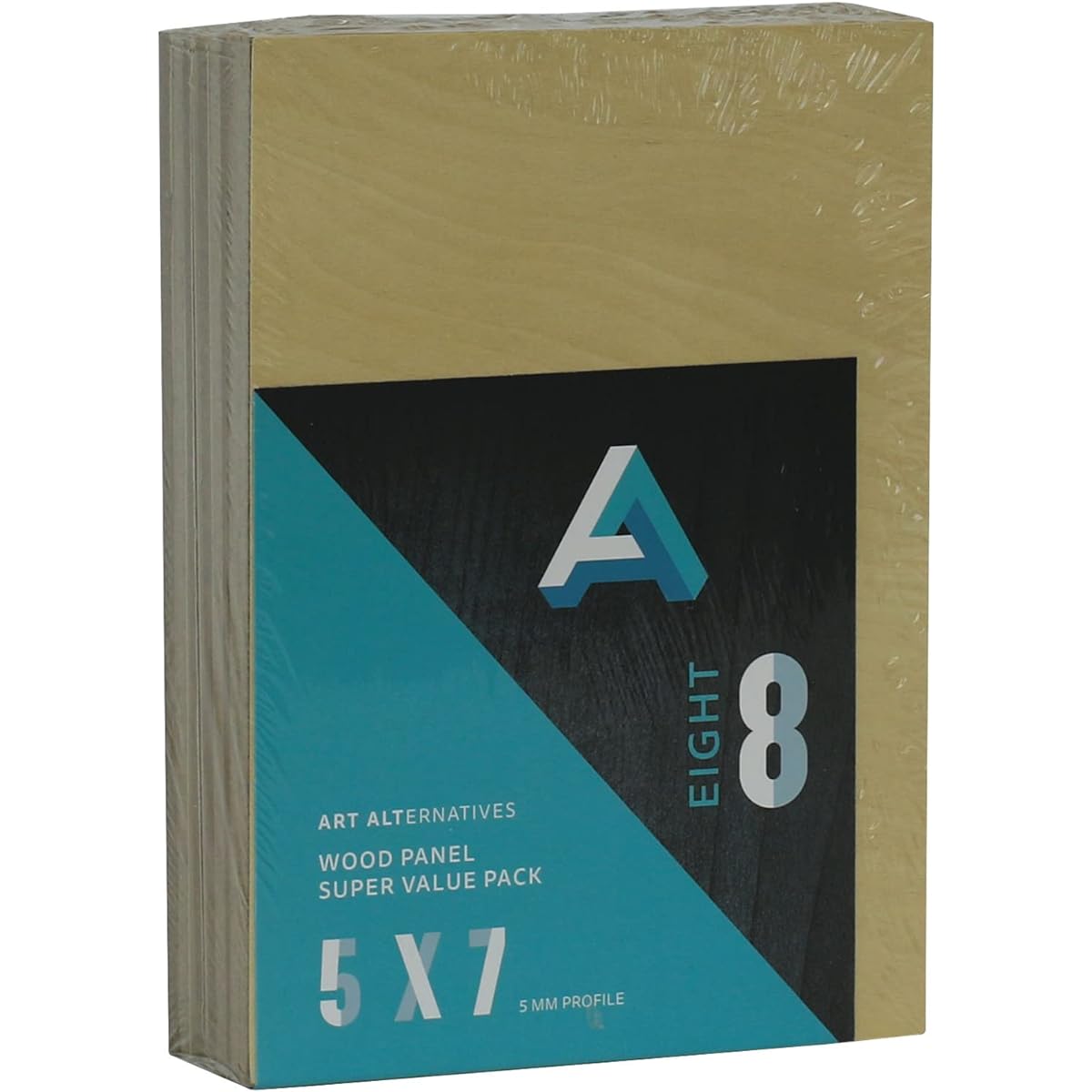 Aa Super Value Wood Panel 5mm 5X7 Pk/8