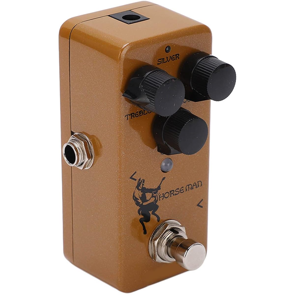 Overdrive Effect Pedal, Overdrive Pedal Earthy Yellow for Musical Instrument Accessories