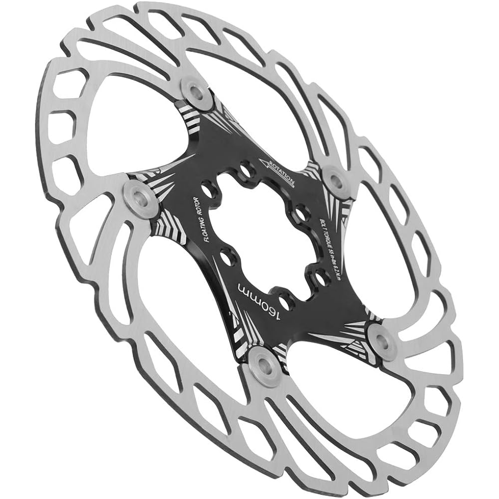 High Strength Brake Pad 160mm Bike Disc Rotor Bike Disc Brake 6 Screws for Mountain Bike