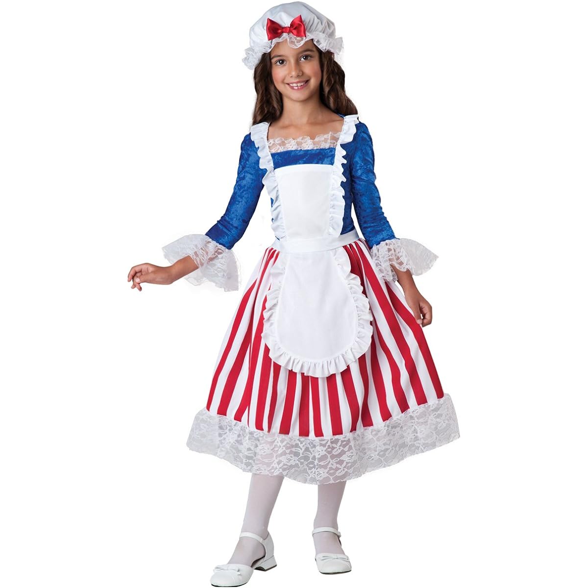 (6) - InCharacter Costumes Betsy Ross Costume, Size 6/Small