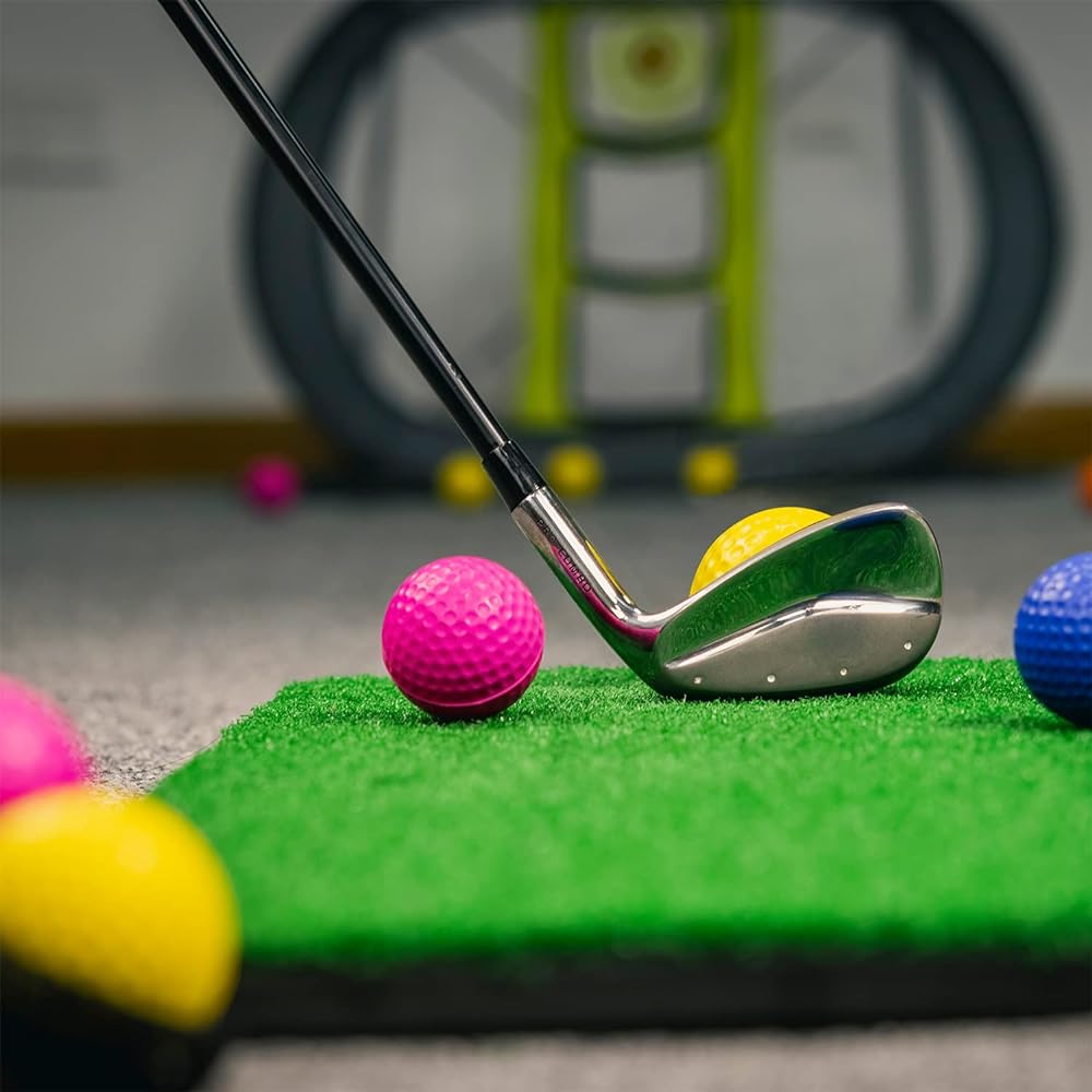 Saplize Golf Practice Balls Foam Sponge Quiet No Noise Soft Material Indoor/Outdoor Practice Approach Safety Pack of 12 or 32