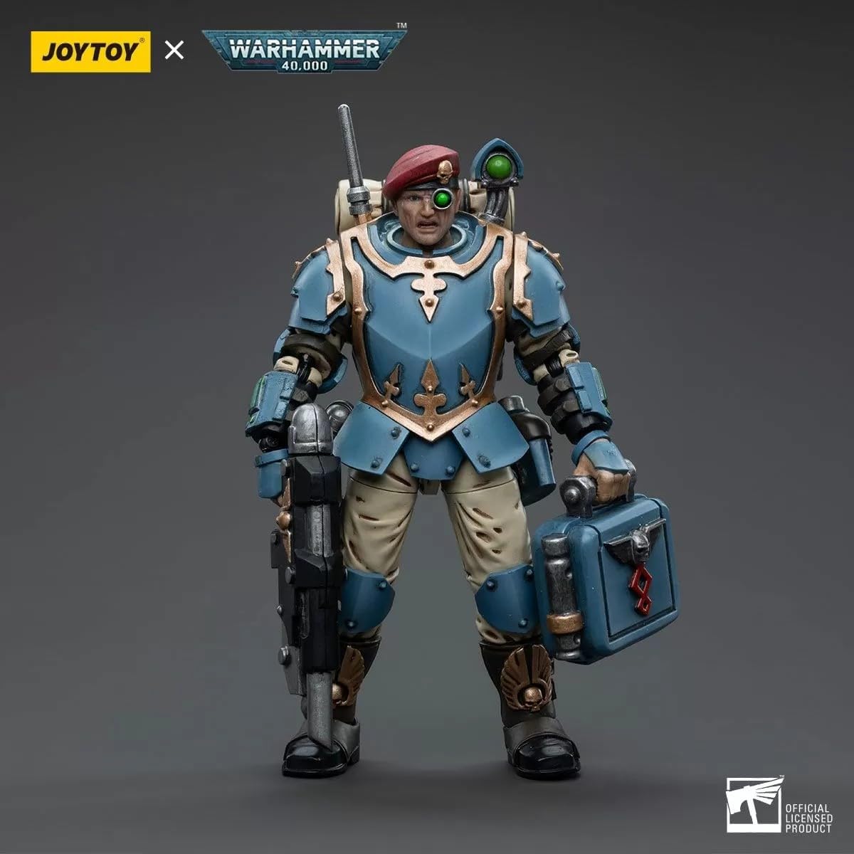 JoyToy Warhammer 40k: Astra Military Tempestus Scions Command Squad #55 Capic Eagles Medic 1:18 Scale Figure