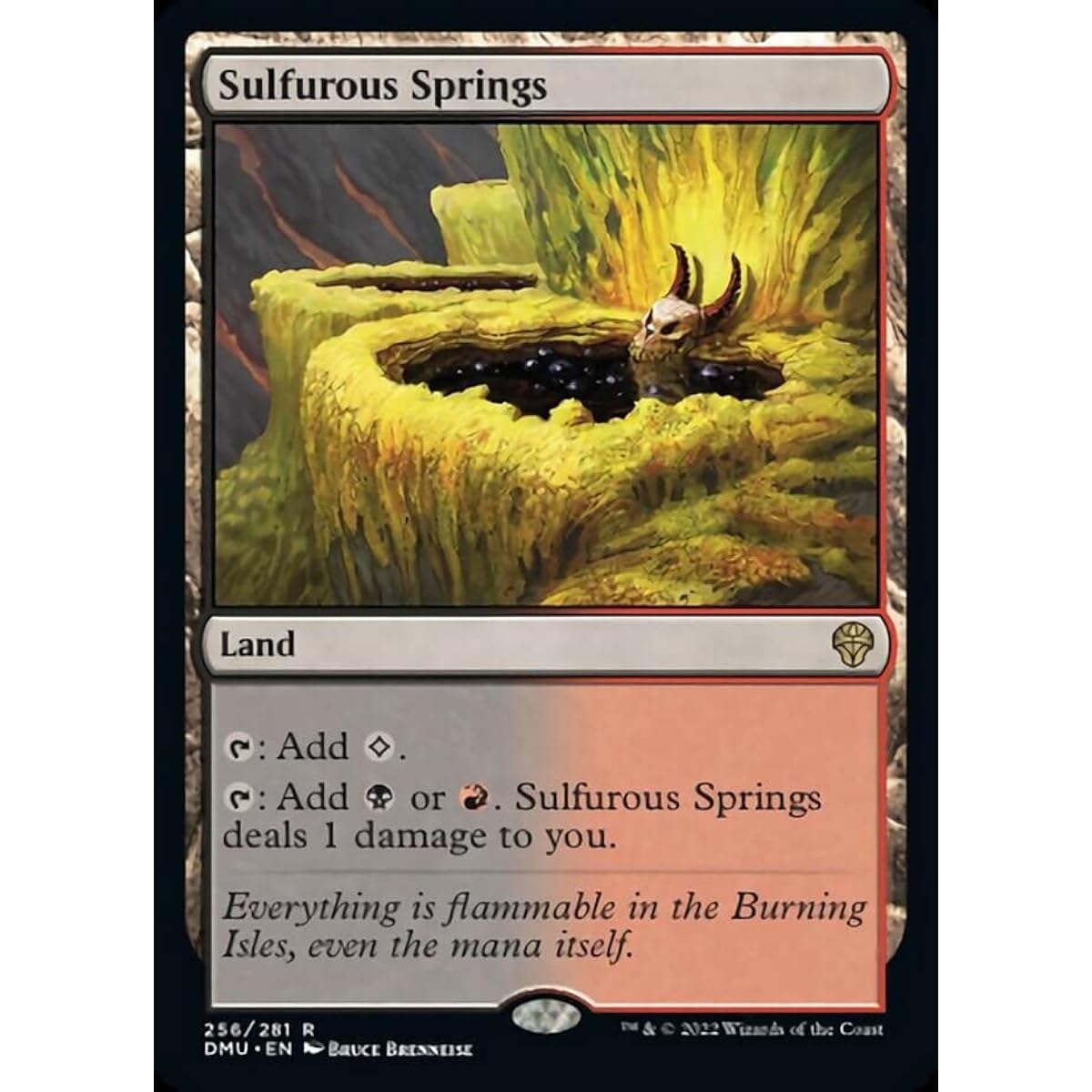 Magic: The Gathering - Sulfurous Springs (256) - Dominaria United