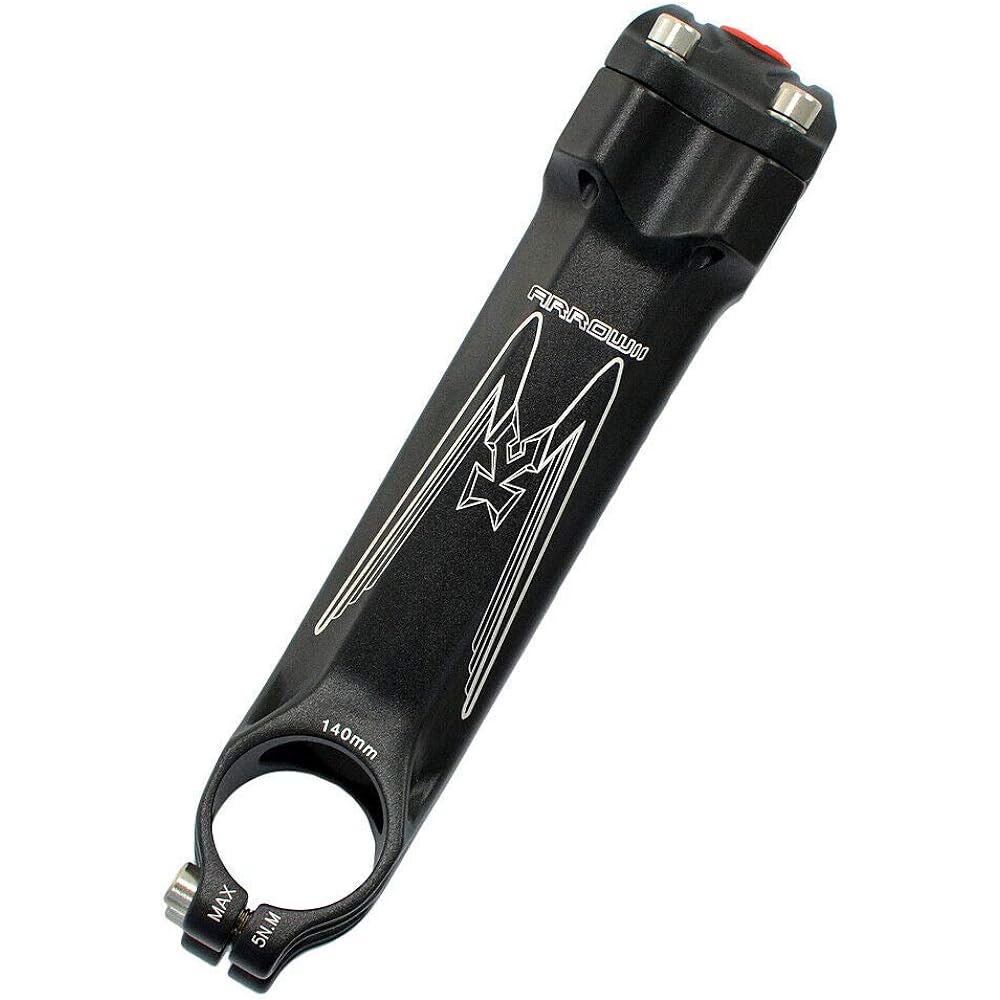 KCNC Arrow II Road MTB 29er E-Bike Bicycle ±17 Degree Stem 31.8x140mm, KST36-008BK, SK2109