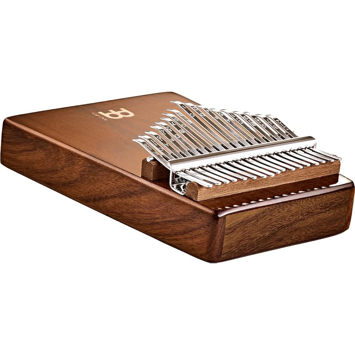MEINL KL1705H Kalimba with sheet music and instruction book set, Wow Wow Kalimba, side hole, acacia, gloss finish, Meinl
