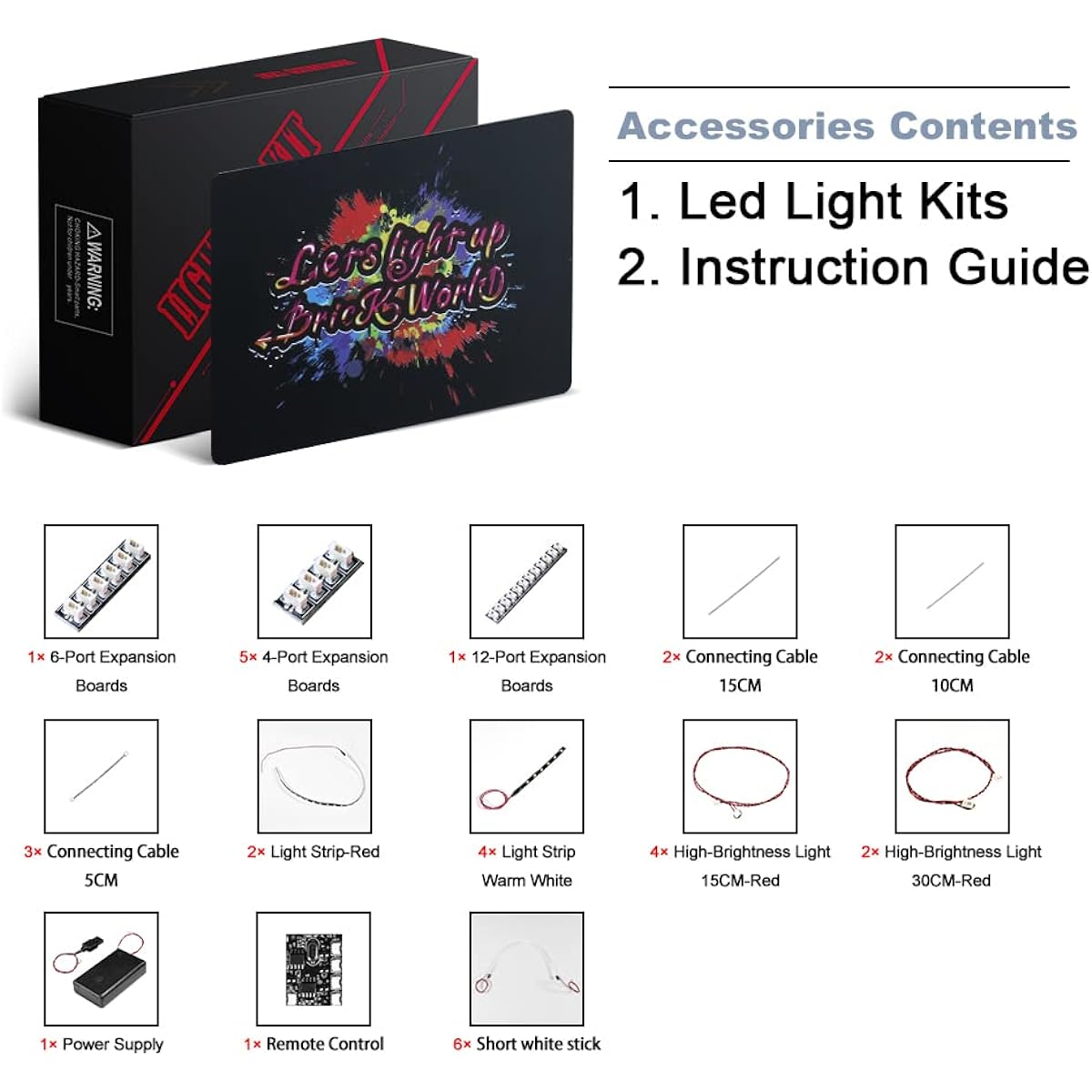 Lukes Landspeeder Lighting Kit for Lego (Lights Only, No Lego) BrickBling LED Light Set for Lego 75341 - Remote Control Version