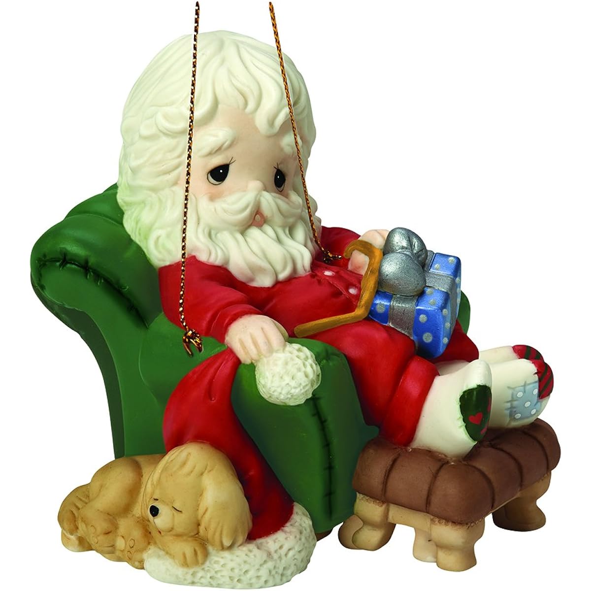 Precious Moments "And To All A GoodNight" Annual 8 Year Old Santa Series Ornament
