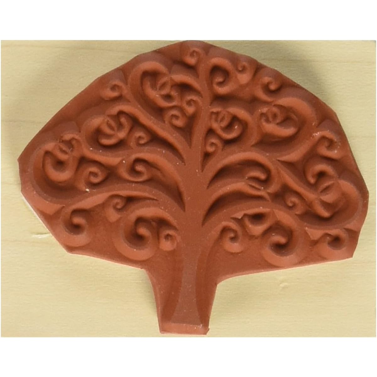 Hero Arts Scroll Tree Woodblock Stamp