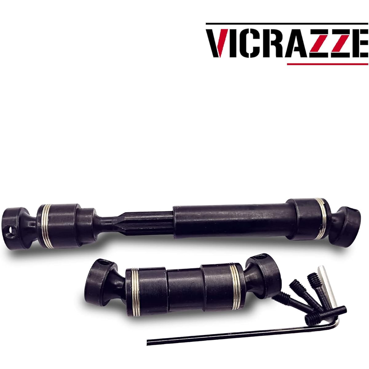 VICRAZZE Center Drive Shaft Hard Steel CVD for Traxxas 1/16 E Revo Summit 7250R Replacement