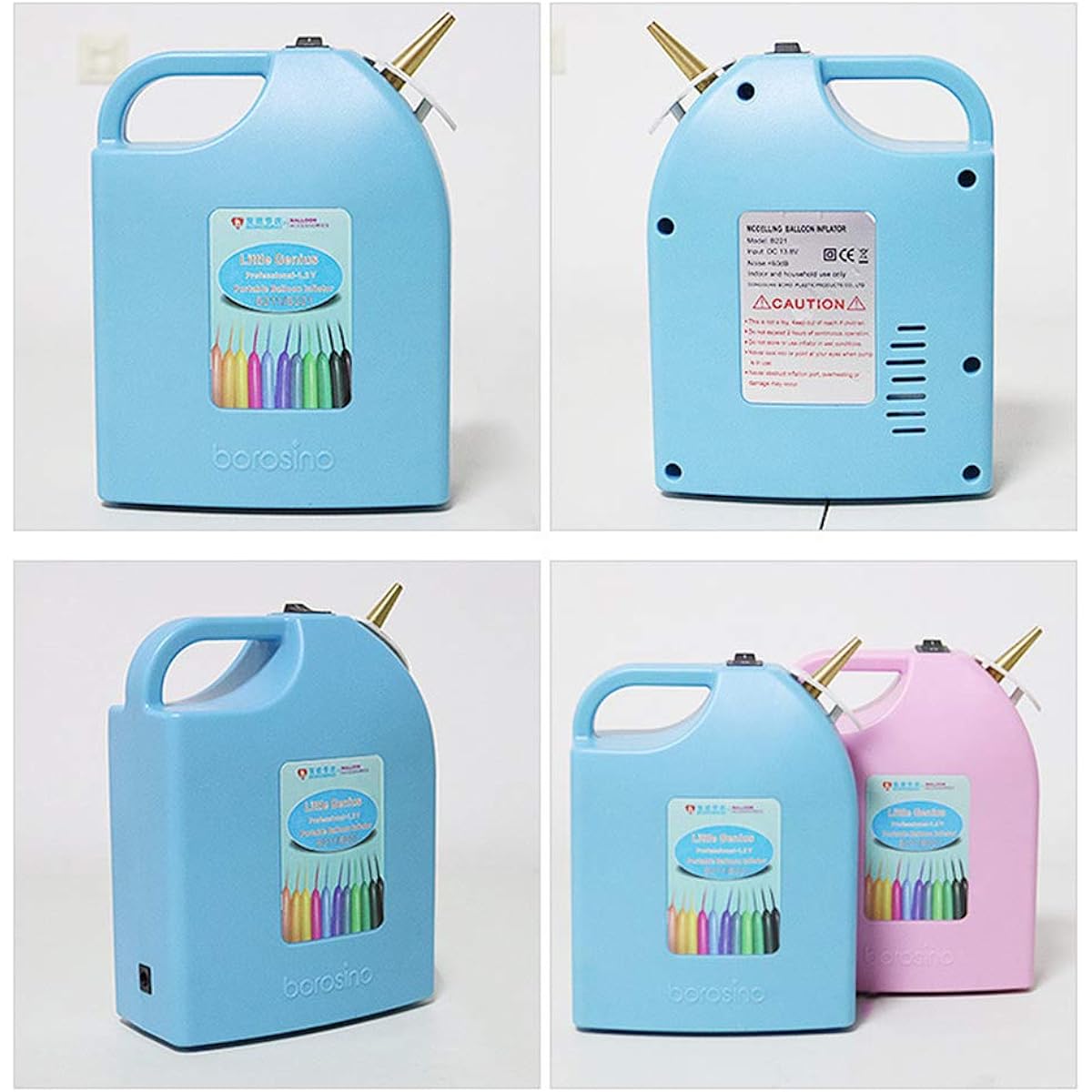 Electric Magic Balloon Pump for 160/260&5 inch Balloons Rechargeable Twist Modeling Balloon Pump Inflator Blower for Party Decoration