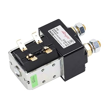 Relay Solenoid Valve, Low Control Power Solenoid Starter Switch High Sensitivity 24V 125A Forklift