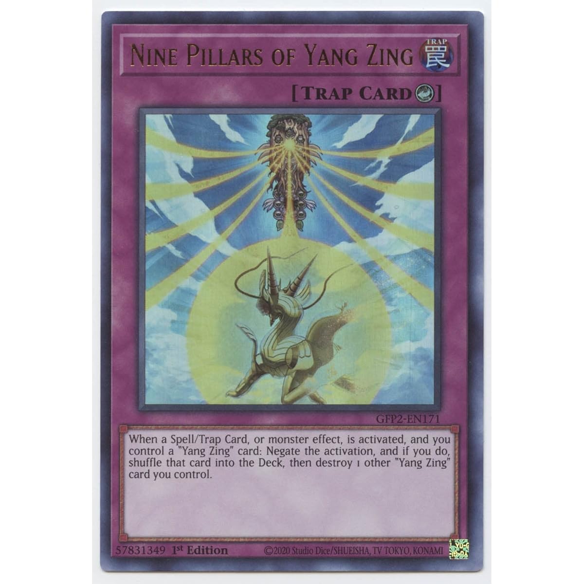 Nine Pillars of Yang Jing - GFP2-EN171 - Ultra Rare - First Edition.