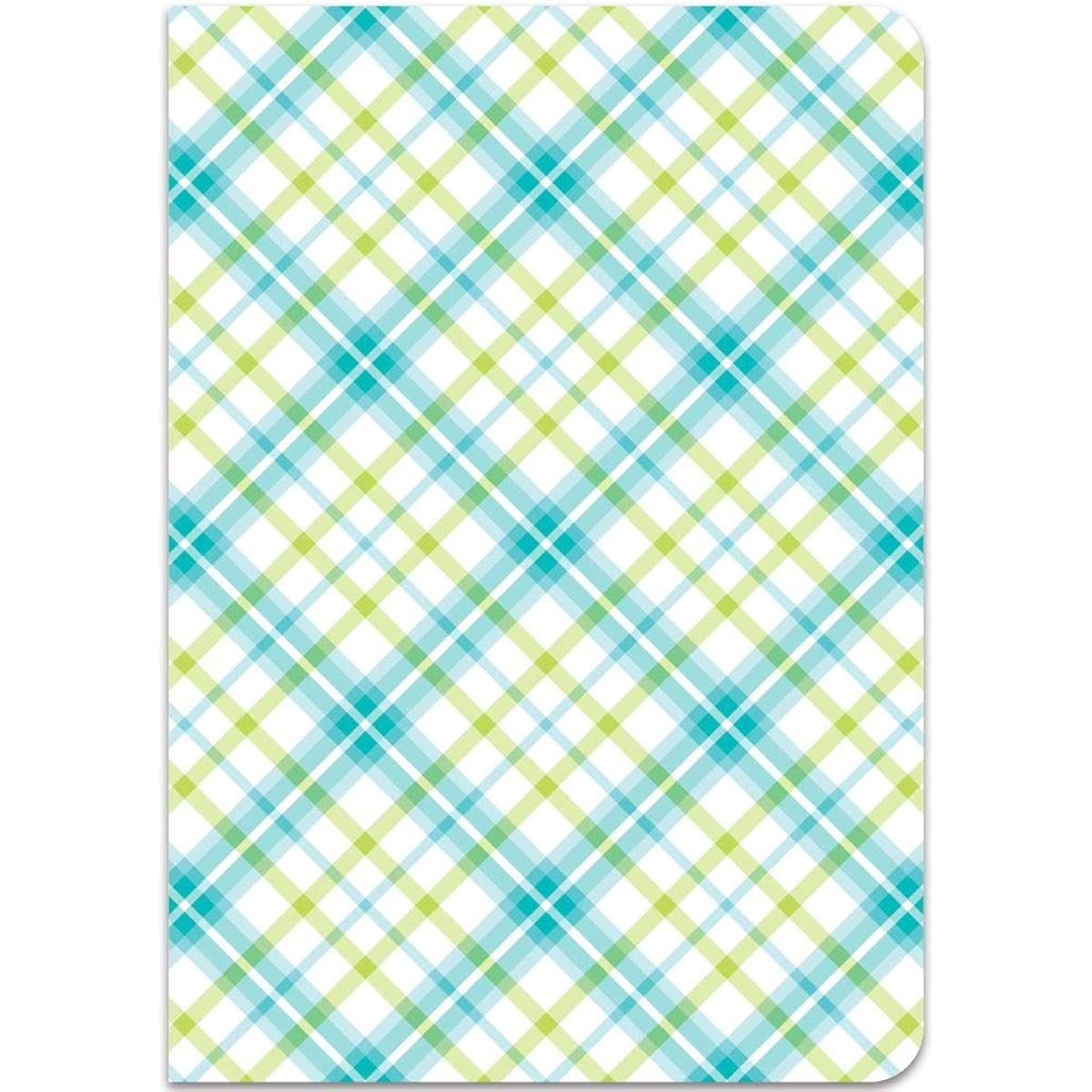 Lawn Fawn Mini Notebook 3.5"X5" 2/Pkg-Perfectly Plaid Remix -LF2493