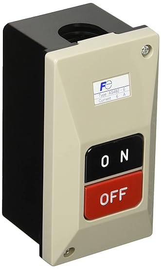 Fuji Electric Equipment Control Power Push Button Switch (With Overload Protection Device) AS482-6.0