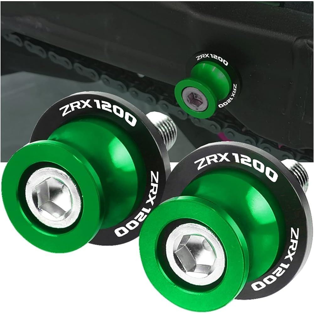 Stand Screw Slider Vertical Screw Slider Motorcycle CNC Yaw Protector Slider Spool Perfect for Kawasaki ZRX1200ZRX1200R 2001-2005 ZRX 1200 R1200R (Color: 2, Size: 10mm)
