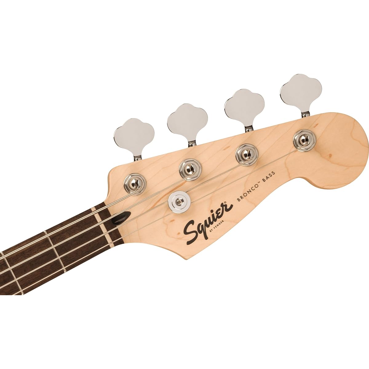 Squier by Fender Squier Electric Bass Sonic™ Bronco™ Bass, Laurel Fingerboard, White Pickguard, Black Soft Case Included