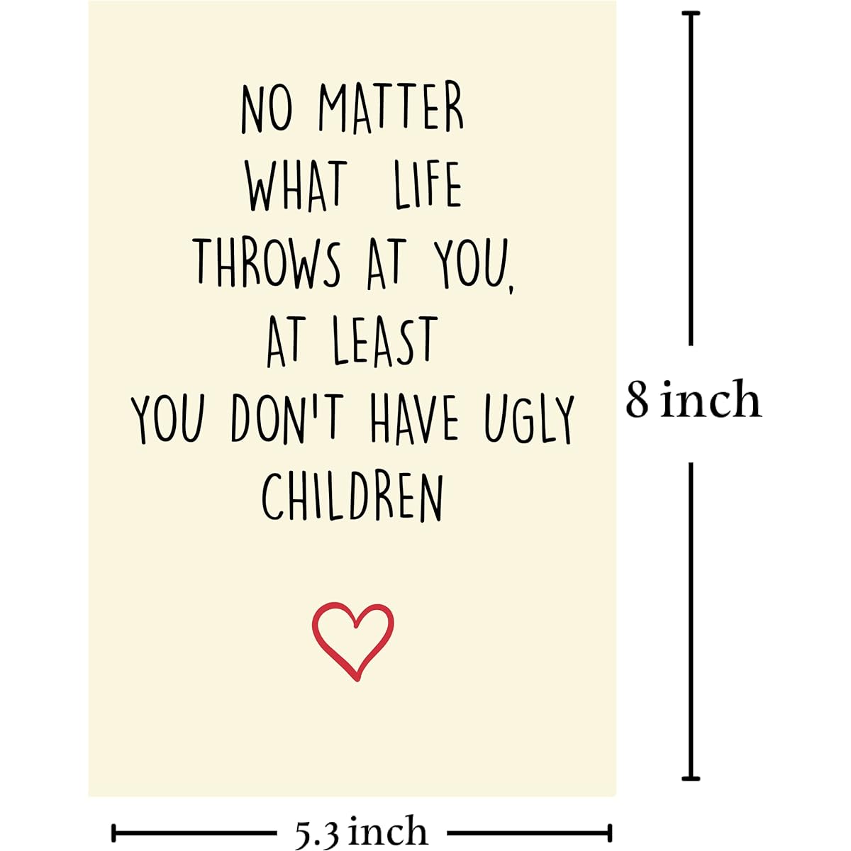 Cheerin Funny Mother's or Father's Day Cards | Fun Mothers Day Card for Mom | Fathers Day Greeting Cards | Gag Gift for Mother Dad (Uglychildren)