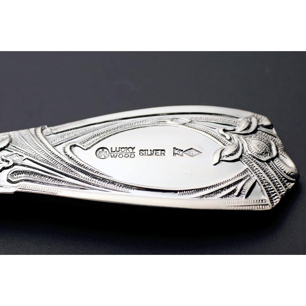 LUCKY WOOD <Paris> 2pc. Tea cake set (nickel silver 20 microns)