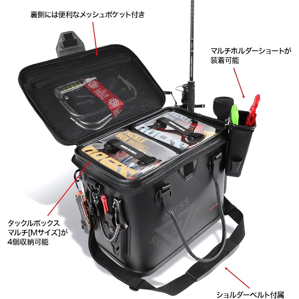 (DRESS) Fishing Tackle Lucky Bag Genuine Fishing Tackle Camping Outdoor Bucket Fish Grip Tackle Box Container Cot Set Domestic Brand