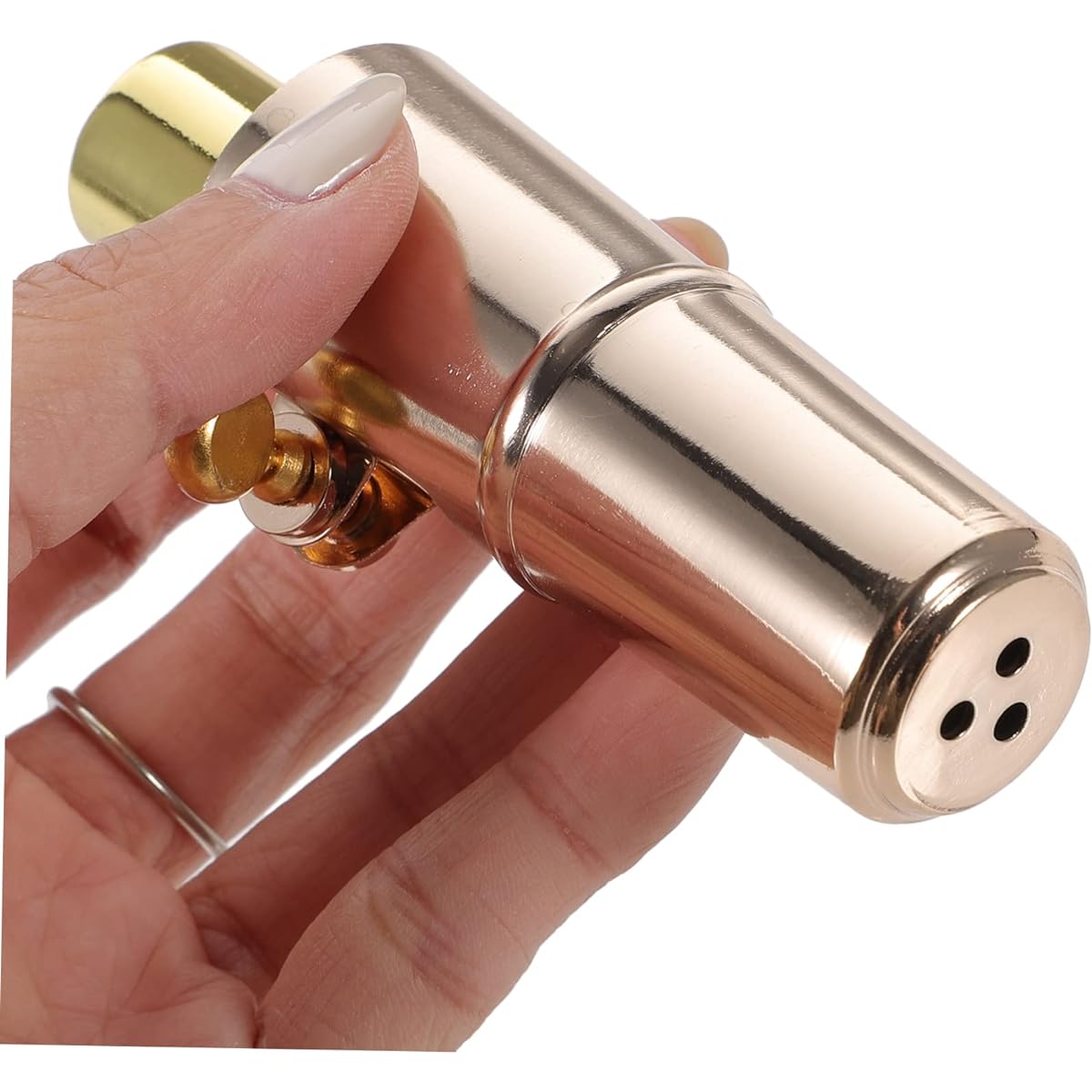 VICASKY 3-Piece Set Saxophone Mouthpiece, Saxophone Mouth Cap, Bass Clarinet Mouthpiece, Saxophone Mute, Saxophone Reed Kit, Saxophone Metal Ligature, Tenor Saxophone Mouthpiece