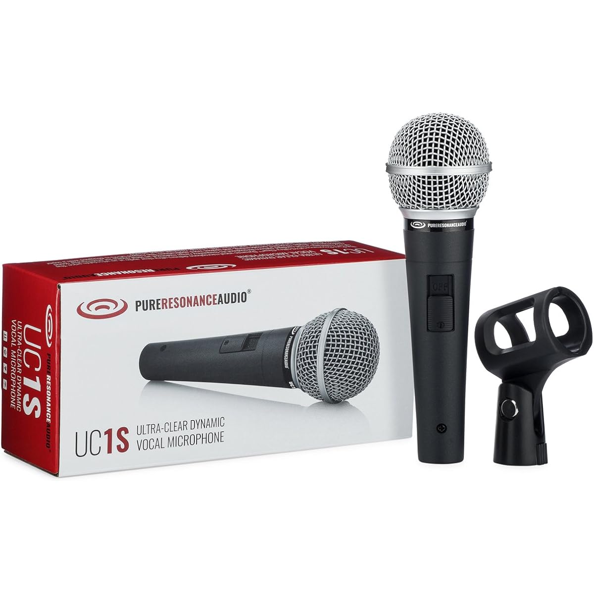 Pure Resonance Audio UC1S Ultra-Clear Dynamic Vocal Microphone Bundle with XLR Cable