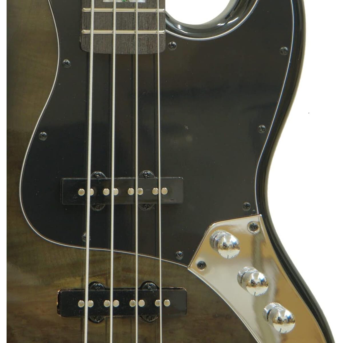 Vertice Electric Bass Jazz Bass Type Stainless Steel Fret Passive Bass Neck/String Height Adjusted VEB-05PJ BLACK SUN BURST