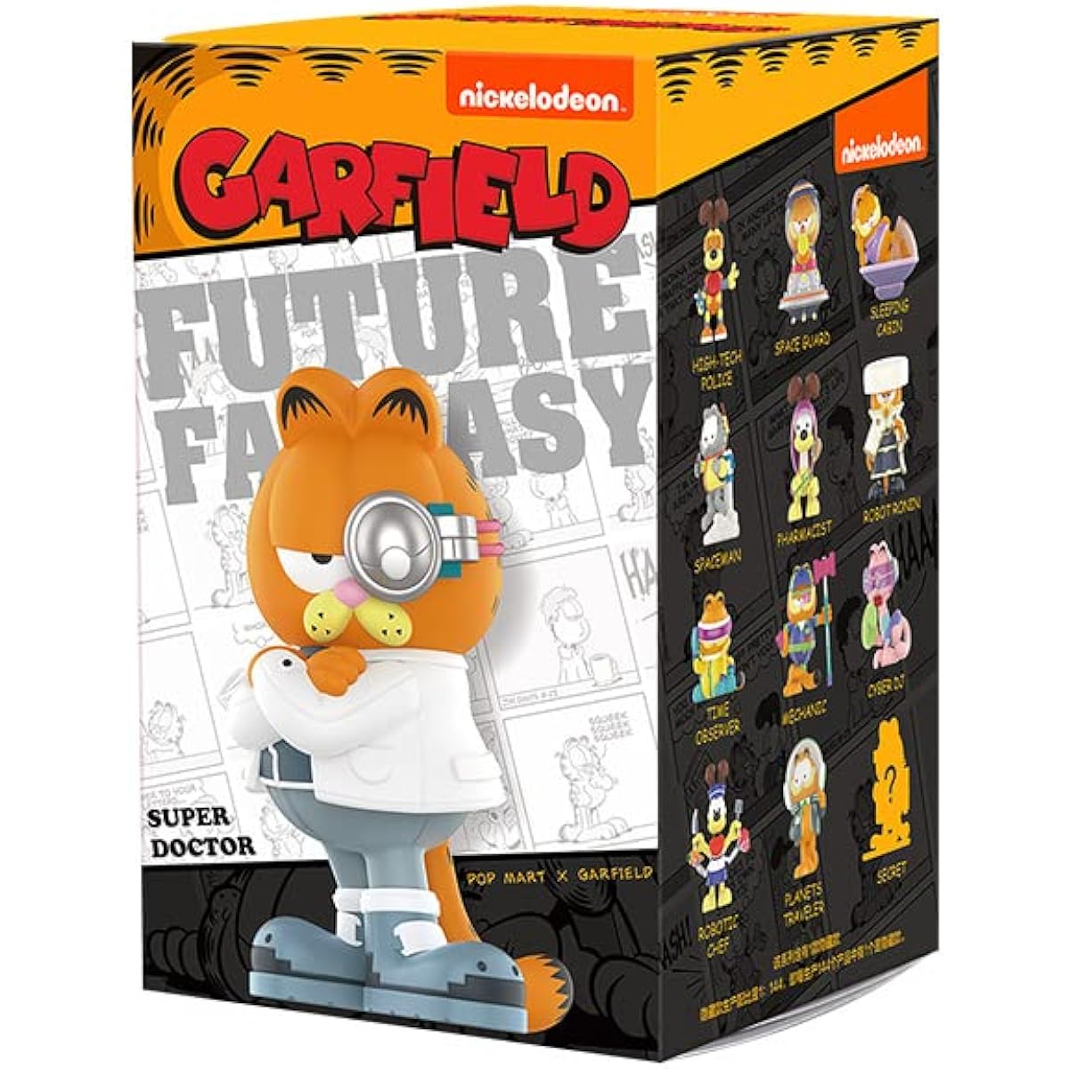 POP MART GARFIELD FUTURE FANTASY Series PVC&ABS Trading Figures Box of 12 6941448660811