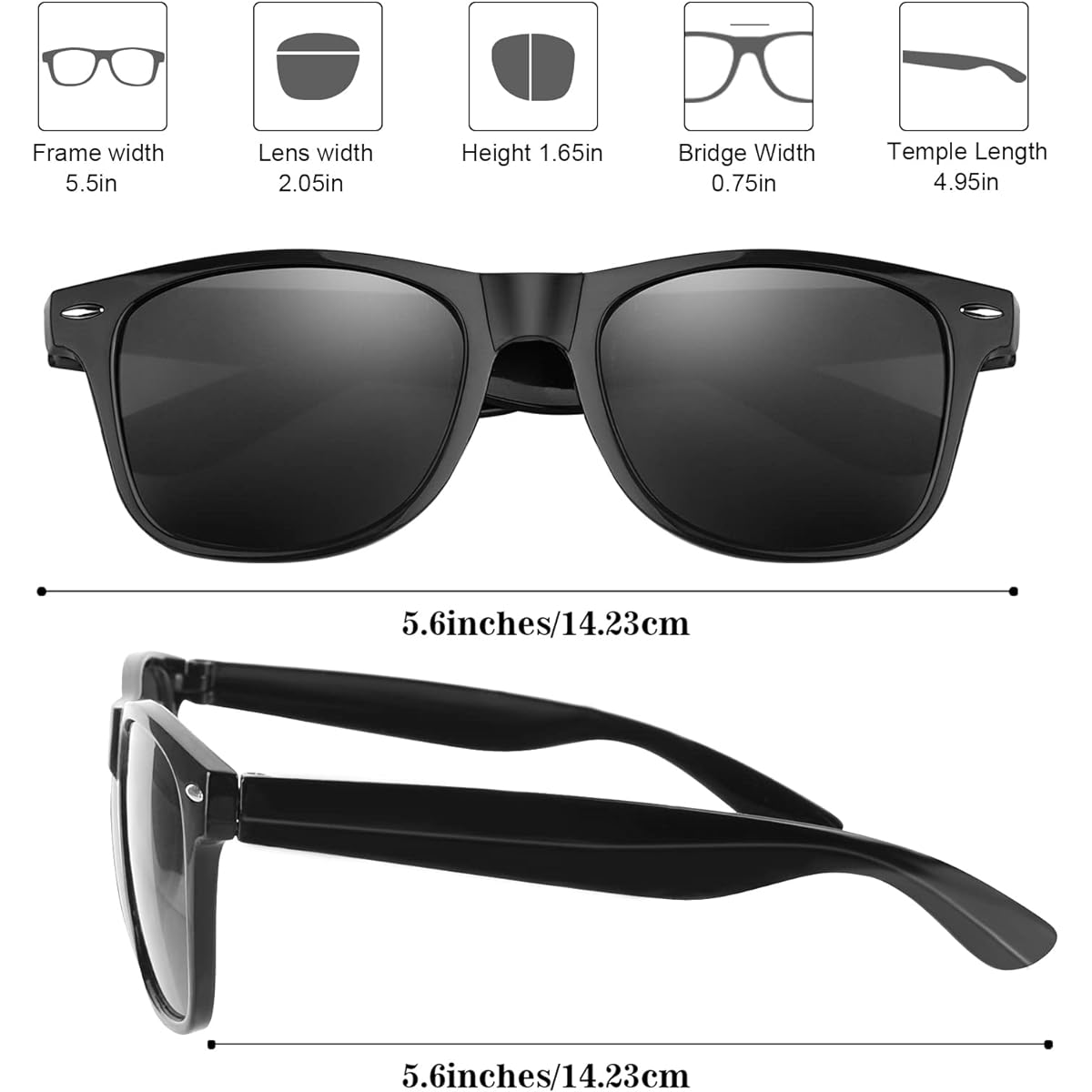 FEPITO Party Sunglasses for Kids Bulk Neon Color Sunglasses