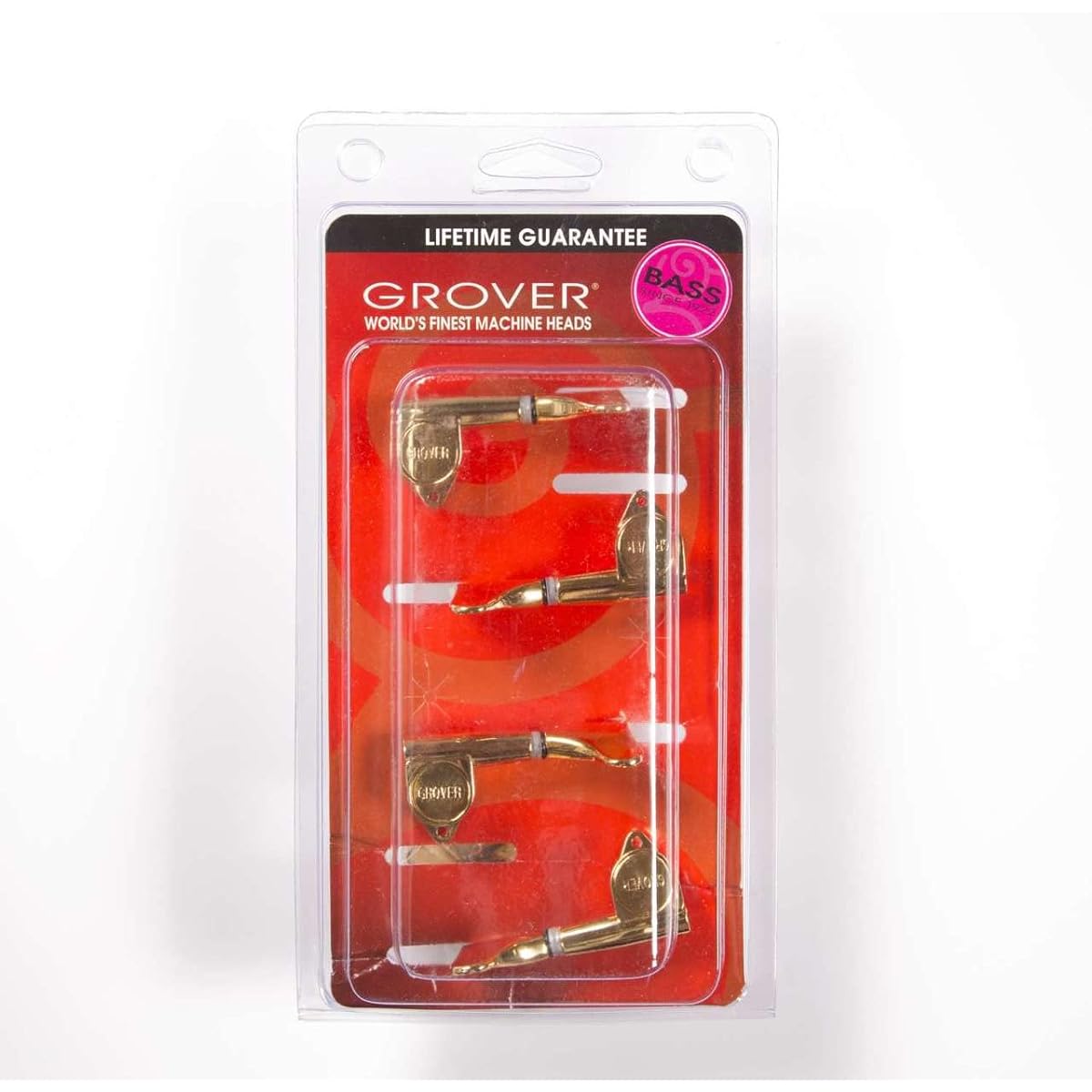 Grover 144G4 Mini Bass Tuning Machine Set - 4 in Line - Gold