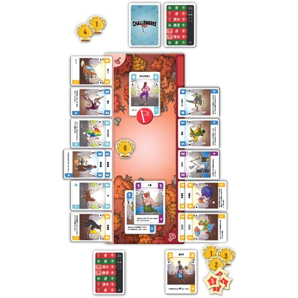 Hobby Japan Challengers! Japanese version (1-8 players, 45 minutes, for ages 8 and up) Board game