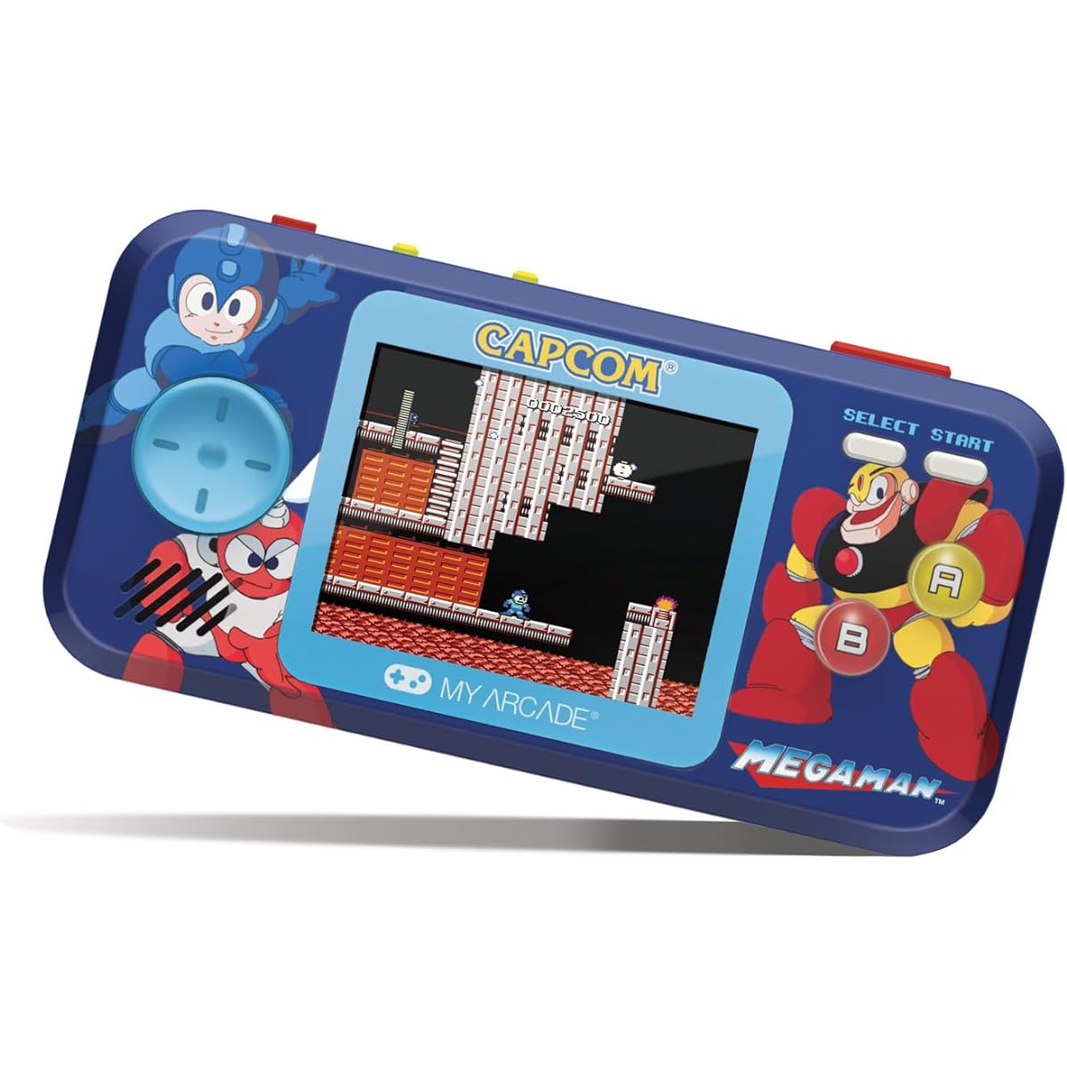 My Arcade Megaman Pocket Player Pro Portable Video Game System with 6 Games, 2.75" Color Display, Ergonomic Design