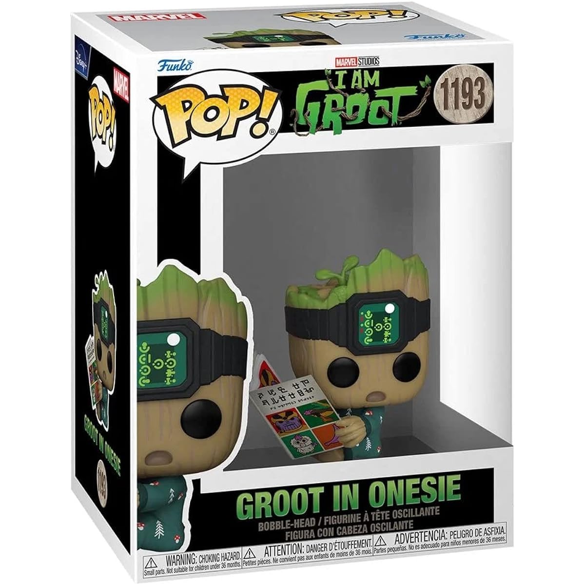 POP! Marvel I Am Groot Onesie Groot with Compatible Box Protector Case
