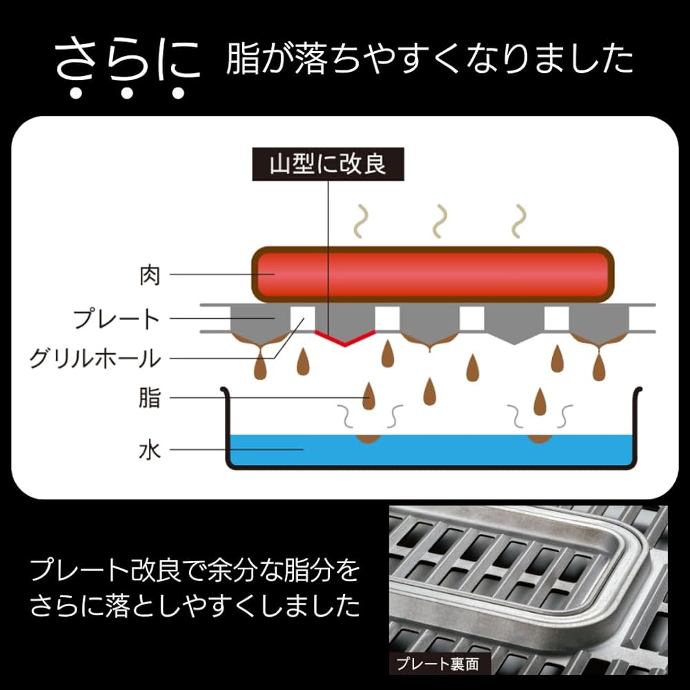 Apix Reduced Smoke Grill Plate AGP-242 Yakiniku Plate Meat Festival Reduced Smoke Bamboo