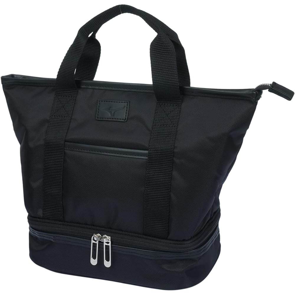 MIZUNO Golf Round Tote Bag Men's L24 x W14 x H26cm Approx. 7L Black 5LJP2201
