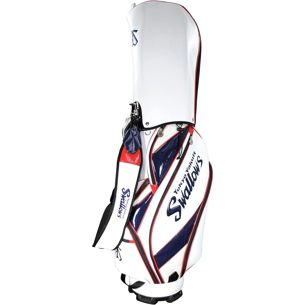 LEZAX Tokyo Yakult Swallows 9.5 Type Caddy Bag White YSCB-2425