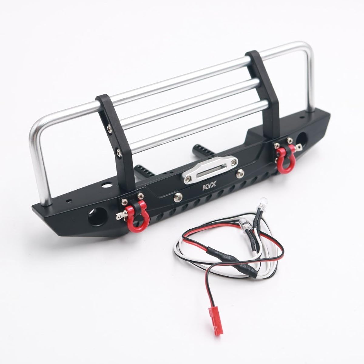 KYX Racing Alloy Front Rear Bumper Set for 1/10 RC Crawler SCX10 II TRX-4