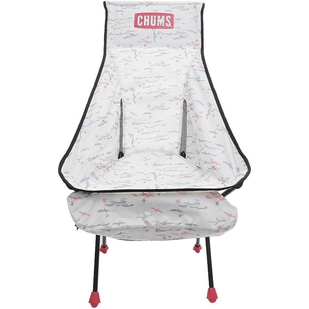 CHUMS Folding Chair Booby High CH62-1171 White/Blue