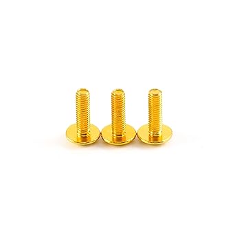 SPORT FAIRING Motorcycle Fairing Bolt Fastener Fairing Bolt Kit Nut Clip Kit Screw Compatible with Honda Yamaha Kawasaki Suzuki - Gold