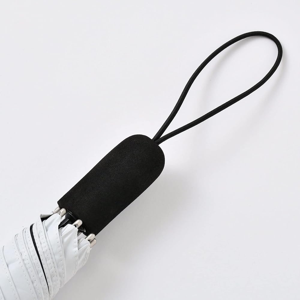 Amvel: Made of 100% completely blackout fabric! Ultra-lightweight 250g long umbrella for both sun and rain HEATBLOCK KALCT Off-white