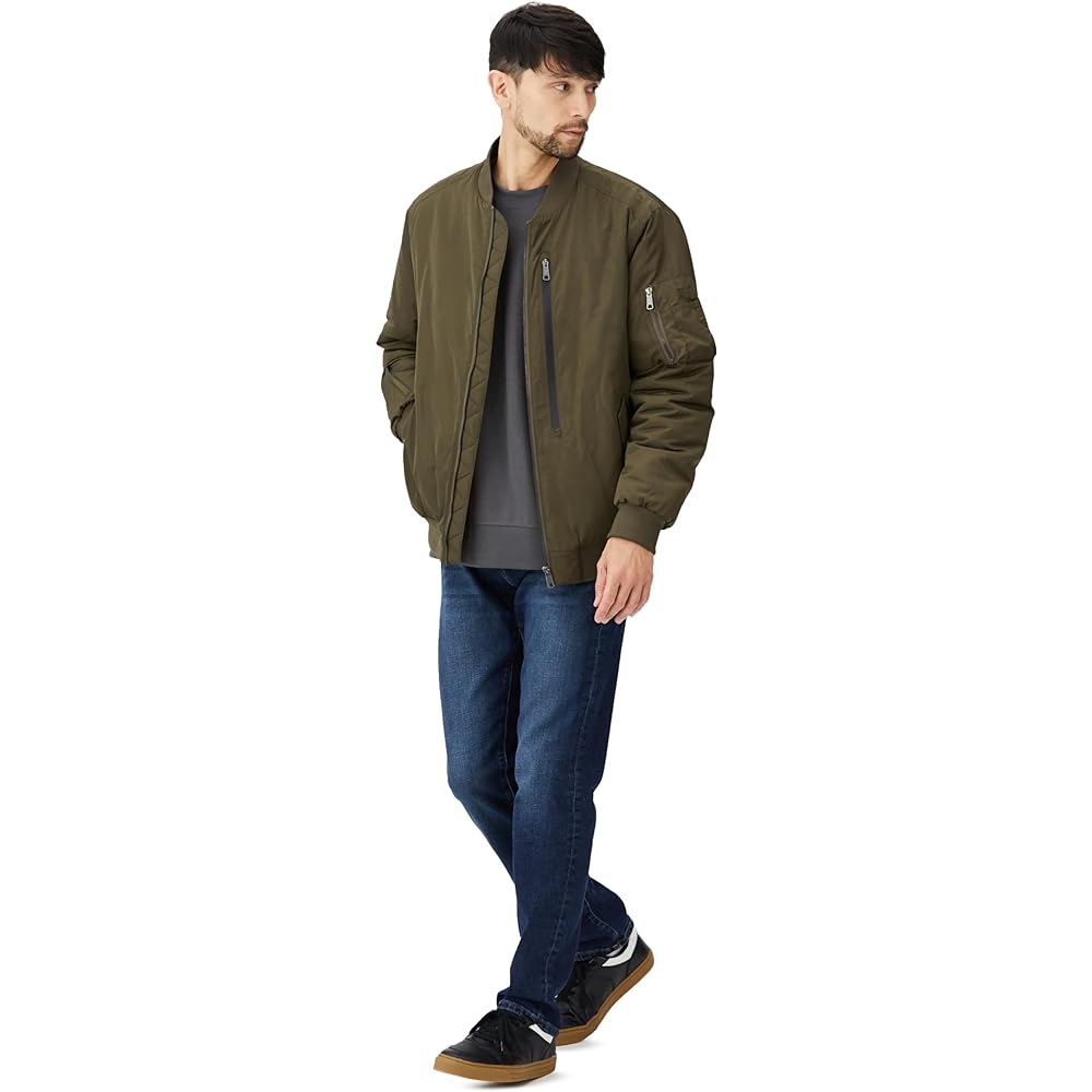 Outer MA-1 Blouson Fly Jacket Water Repellent Puffer Men's with 13 Storage Pockets