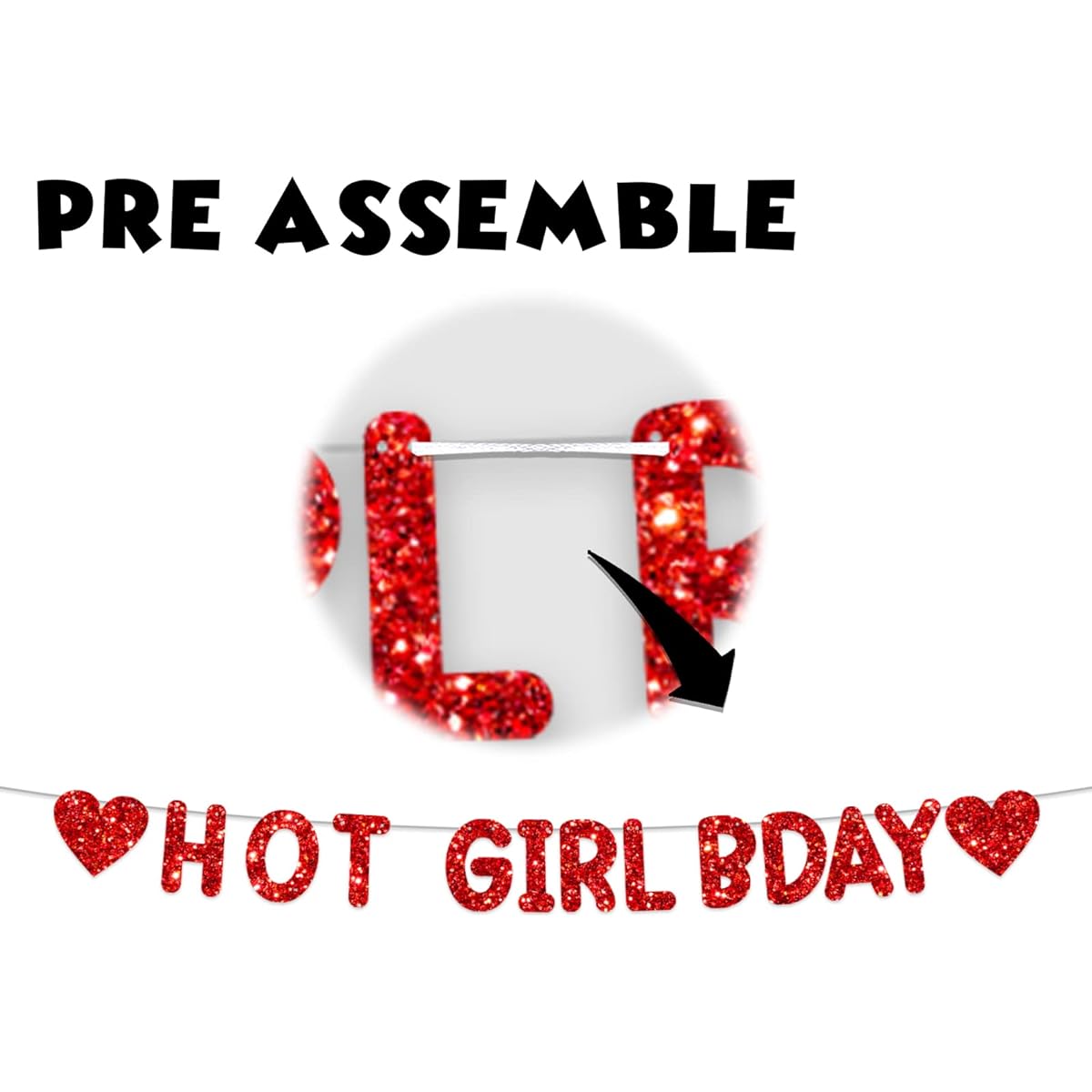 Hot Girl Bday Banner Backdrop Burn Book Theme Decorations for Women Girls 21st 30th Birthday Party Decor Gag Gift HBD Bridal Shower Wedding Bachelorette Night Out Hen Party Supplies Red Glitter