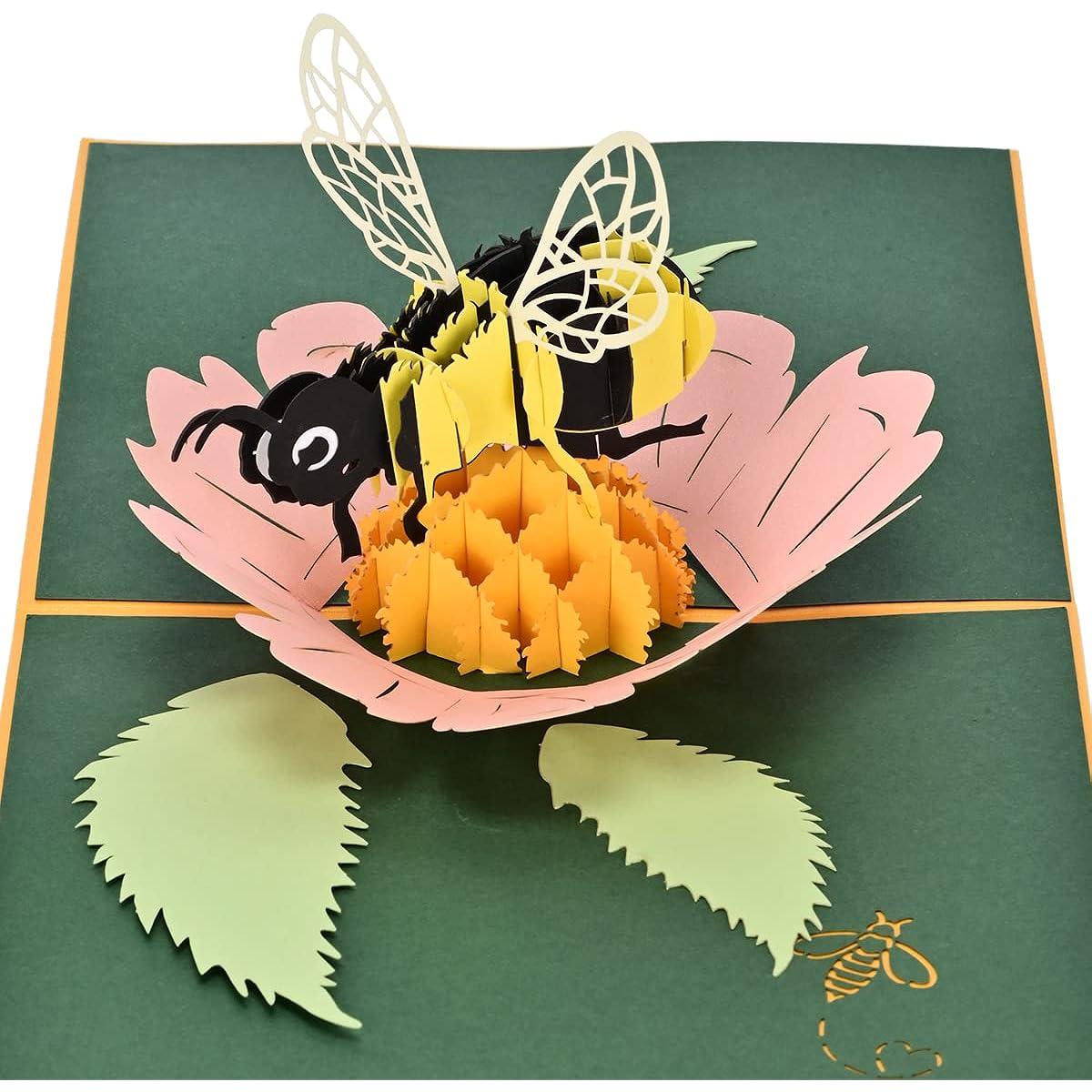 Pop Up Cards sunohyesla Bee Thank You Card Greeting Card Gift Card for All Occasions Birthday/Thank You/Hanukkah/Get Well Soon etc