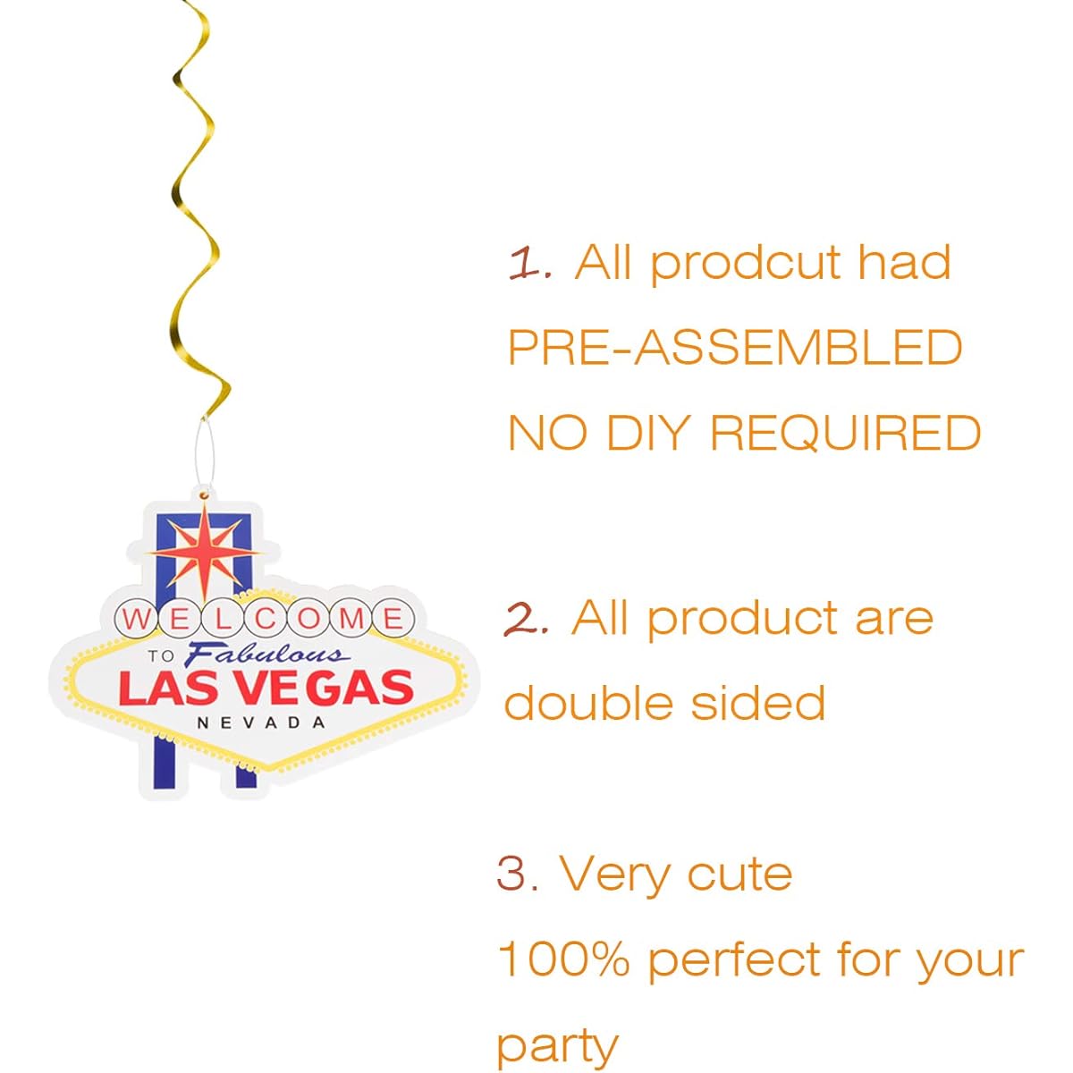 Las Vegas Swirl Streamer