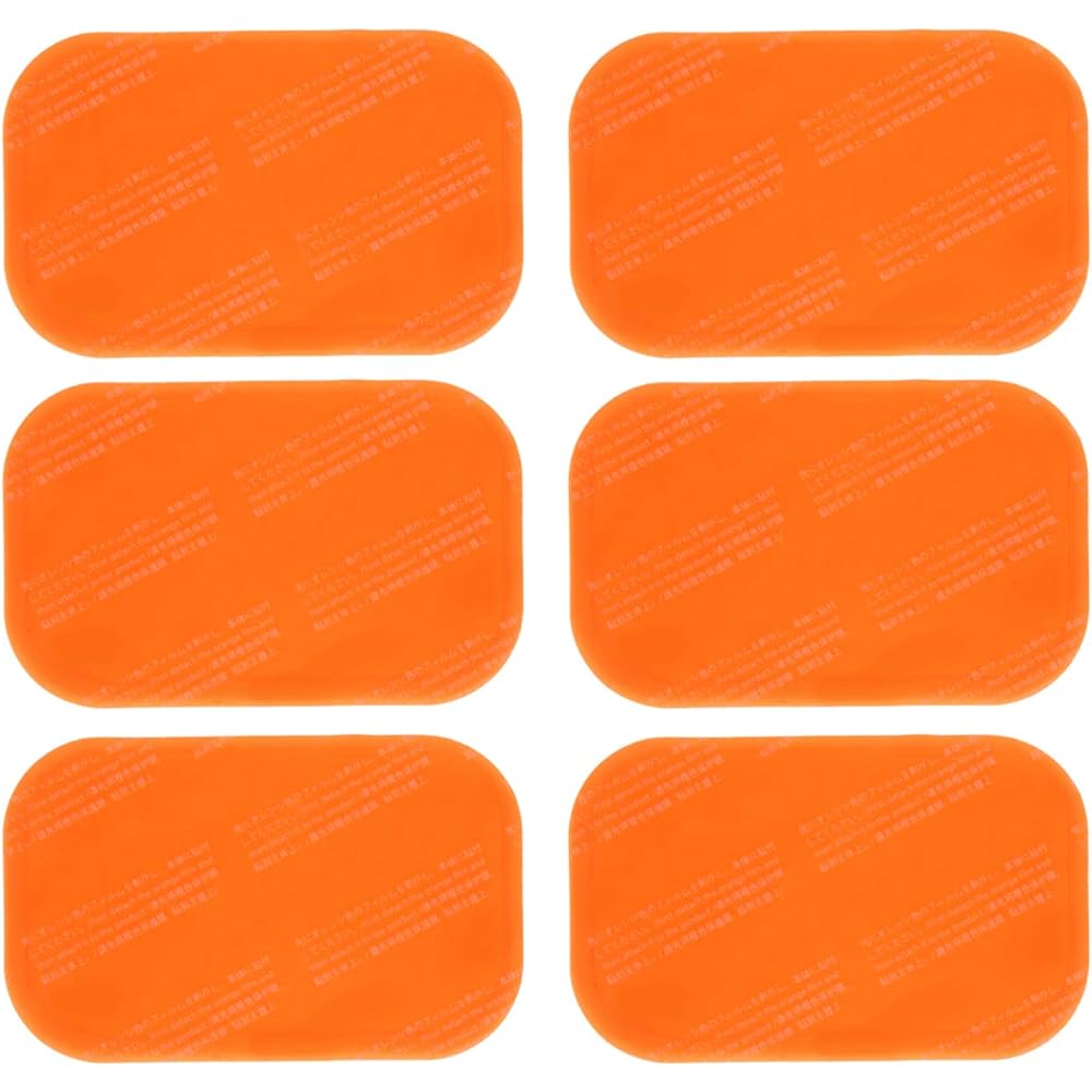 High conductivity gel sheet Replacement compatible gel sheet Adopts Japanese gel EMS abdominal muscle training 3 sheets x 6 bags Total 18 sheets 3 sets