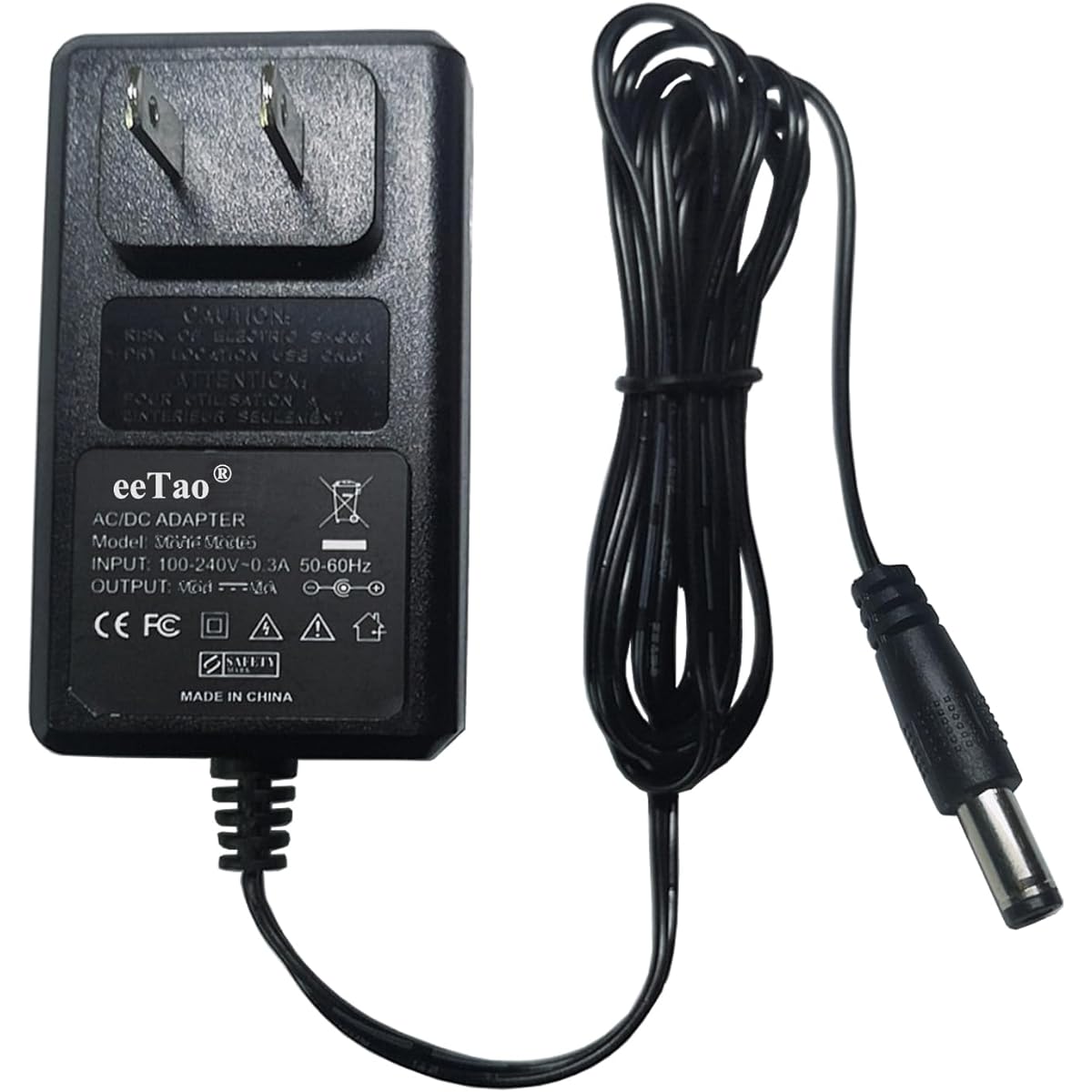 eeTao 42V AC/DC Adapter Charger Compatible with Hiboy Model DK1 36V 4Ah Lithium Li-ion Battery 300W Electric Dirt Bike Kids Motorcycle Toy GPO GA19-4201000US GA194201000US 42VDC Power Cord