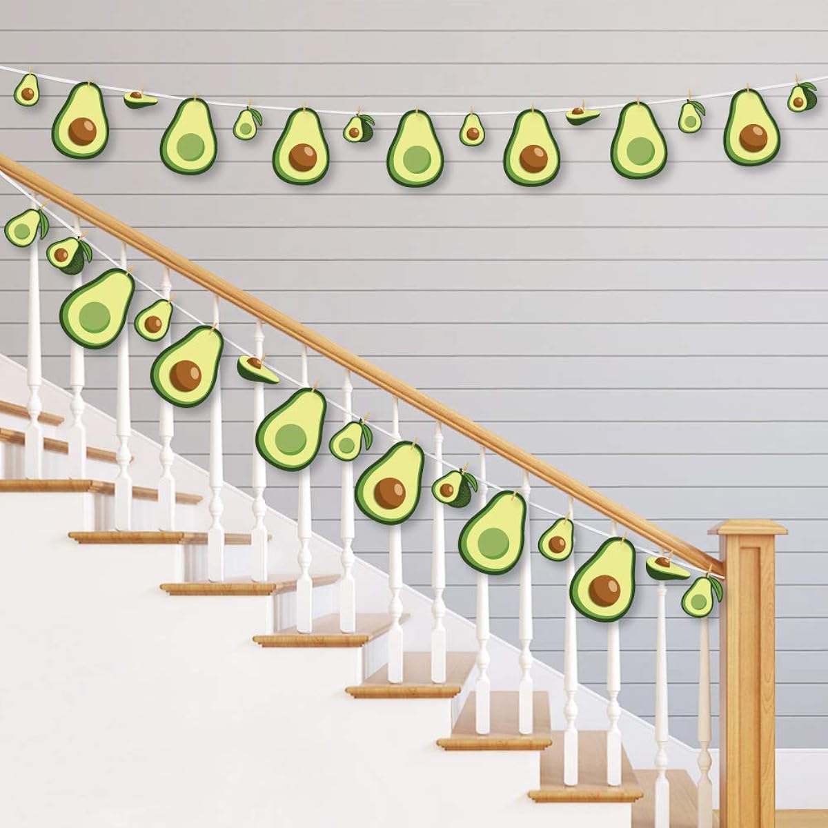 Big Dot of Happiness Hello Avocado - Fiesta Party DIY Decorations - Clothespin Garland Banner - 44 Pieces