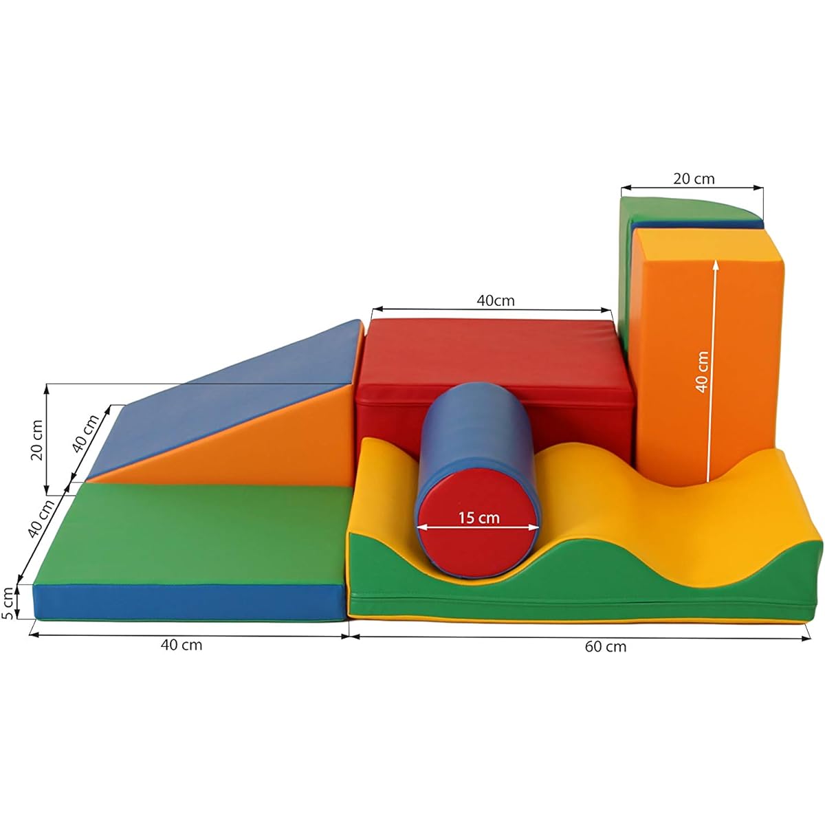 Iglu Brand Soft Play Equipment, Foam XL Soft Play Activity Toy, Soft Play - 7 Foam