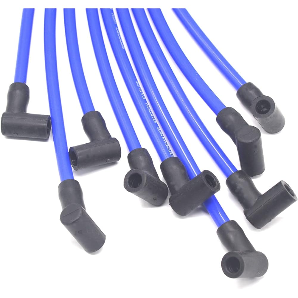 Spocoro 10.5mm High Performance Spark Plug Wire Set SBC 350 HEI BBC 383 454 Replacement Parts for Electronics