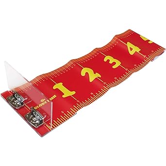 Glory Fish Scale CS-002 Fishing Measure 120cm Red/Yellow